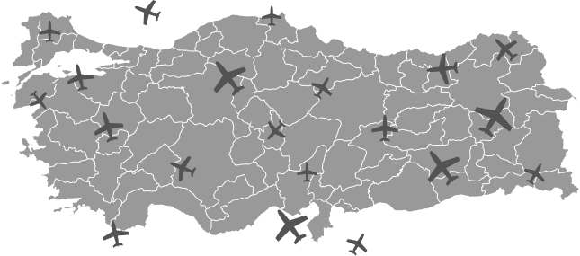 Türkiye Notam Haritası